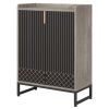 Modern Shoe Cabinet with Doors, 5-Tier Modern Shoe Rack Organizer