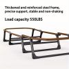 1-pack American style patio folding bed, outdoor patio furniture, comfortable ergonomic single recliner, patio chaise folding bed with mattress, garde