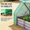 Mini greenhouse, garden bed, green and dark gray