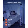 Sensory Bubble Tube Lamp, 4 ft Bubble Fish Tube, Sensory Aquarium Lamp with 10 Floating Fish & 16 Color Effects, Remote Control, Stress Relief Calming