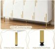 Modern self-service cabinet, 4 doors, 55 inch metal legs