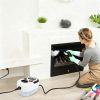 1200ml Tank Steam Cleaner 2500W 3 Bar Hot Steam Output 6 Adjustable Speeds, Complete Multi Function Cleaning Tool Set Foldable Handle Extended Hose Co