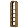 Arched bookshelf, open bookshelf, display rack, sturdy and natural