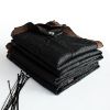6ft*8.5ft Heavyweight black sunshade net with snap-on design for sun protection, windproofing, and patio/balcony shading.