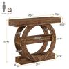 Main console, sofa table, corridor table, decorative rack, with storage rack, rural farmhouse style