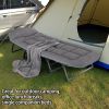 1-pack American style patio folding bed, outdoor patio furniture, comfortable ergonomic single recliner, patio chaise folding bed with mattress, garde