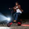 Fast 1600W Electric Scooter with Seat for Adult, Max Speed 28mph, 30miles Range, 48V 18Ah, 10'' Off-road Tires,Foldable Commuter E-scooter