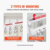 Ceiling Curtain Track Set, 9.9 FT/3 Meter, Self Adhesive, No Drill Ceiling Track System for Curtains, Room Divider Curtain Track Ceiling Mounted for L