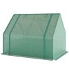Mini greenhouse, garden bed, green and dark gray