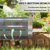 Mini greenhouse, garden bed, green and dark gray
