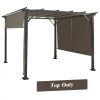 16' x 4' 2 Pieces Universal Replacement Canopy for Pergola Structure Sun Awning