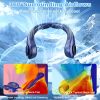 Portable Neck Fan that Blow Cold Air, LED Display, Rechargeable Hands-Free Wearable Cooling Personal Fan, 5 Speed, Neck Support, Bladeless Neck Air Co