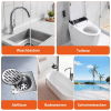 24or35 inch extendable drain cleaning with a four-pronged grabber and hose,a versatile tool for unclogging bathtubs, toilets, kitchen sinks, and drain