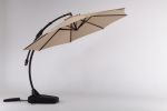 Cantilever Outdoor  Umbrella with Base , Aluminum Offset Umbrella.(Included 2 Packages)