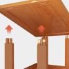 3/6/9-layer Expandable Folding Bamboo Storage Rack, Multi-layer Space-saving Storage Organizer, No Installation Required, Suitable For Various Room Ty