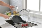 Kitchen Faucets with Pull Down Sprayer, Single Handle Kitchen Sink Faucet with Pull Out Sprayer