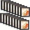 16pcs Wooden Shadow Box Picture Frame Set | 5X5Inch Square Shape, Suitable for Photos, Weddings, Floral Arrangements, Home Decoration - a Perfect Gift