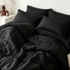 Black 2-Piece & 3-Piece Bedding Comforter Set â€“ Twin/Queen/King â€“ Soft Microfiber