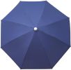 6FT Portable Picnic Outdoor Canopy Sunshade Beach Umbrella with Tilt Function, Small Patio Umbrella - UPF 50+ protection Garden Umbrella 6' Navy Blue