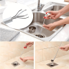 24or35 inch extendable drain cleaning with a four-pronged grabber and hose,a versatile tool for unclogging bathtubs, toilets, kitchen sinks, and drain