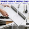 Stainless Steel Cutting Board for Kitchen - Large 304 Chopping Boards, Suitable for Meat Vegetables Bread and Baking,Kitchen Accessories,
